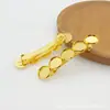 12mm 20mm Grampo de Cabelo Metálico Base para Pente de Cabelo Base de Vidro para Pedra do Tempo Acessórios DIY Atacado
