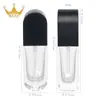 Frasco oval de alta qualidade mais vendido de 30ml para base com tampa em formato de arco, frasco com dispensador pump para sérum, creme BB e creme de proteção