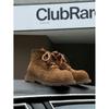 Novas Botas Martin Estilo Europeu Outono e Inverno 2025 Aumentadoras de Altura Couro Macio Solado Macio Botas Curtas Femininas Retrô Couro de Vaca Botas de Trabalho Reversas