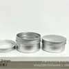 Caja de Aluminio Plateada Caja Dispensadora de Ungüento Crema de Nieve Cosméticos Almacenamiento Sellado de Metal Caja Redonda Pequeña