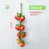 Creación Ambiental de Jardín de Infancia Clasificación de Frutas Brochetas de Verduras Decoración de Granja Fruta Falsa Colgante Porcelana Azul y Blanca Maíz Trigo Picante Taibo