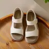 Sandalias Romanas Planas para Mujer 2026 Nuevo Verano Súper Populares Moda Suela Suave Perezosas de Velcro Casuales Zapatos de Playa