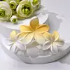 Pinza para el pelo con flores de color caramelo transfronteriza pinza de garra de plumeria pinza de garra de tres flores retro para mujer pinza de tiburón para la parte posterior de la cabeza accesorio para el pelo