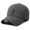 Nueva Gorra Plana de Invierno para Hombre con Felpa Gruesa, Gorra de Algodón Cálida Casual para Exteriores, Gorra de Béisbol a Prueba de Viento con Protección para los Oídos