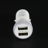 Mini cargador de coche USB dual apertura LED cabezal de carga para teléfono móvil de coche 5V2.4A cargador de coche para encendedor de cigarrillos