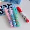 Tijeras de Dibujos Animados Japonesas con Forma de Bolígrafo Tijeras Pequeñas Portátiles Tipo Bolígrafo Mini Seguras y Lindas para Oficina y Estudio