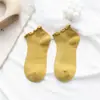 Calcetines de Mujer Verano Calcetines Cortos Calcetines de Oreja Encaje Algodón Calcetines Cortos Primavera y Verano Estilo Japonés Lindos Calcetines de Caña Media Finos de Moda