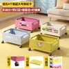 Fabricante Original Almacenamiento de Escritorio Cesta de Lavandería Plegable para el Hogar Caja de Almacenamiento de Juguetes Caja Organizadora Miscelánea con Ruedas