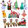 Boneco de Pão de Gengibre Usando Chapéu de Natal Adesivo de Janela Janela Quebrada Fofo Brilhante Modelo do Fabricante Decoração de Jardim de Natal de Feriado Halloween