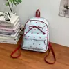 Mochila de Viaje Ligera de Gran Capacidad con Lazo y Lunares Nueva Tendencia de Moda 2025 Mochila Escolar para Estudiantes