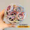 Elástico Colorido Dopamine Kidsren Selecionado para Cabelo com Rabo de Cavalo, Pequeno Puxador, Alta Elasticidade, Antiderrapante, Elástico Pequeno Simples Sofisticado