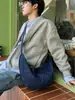 2026 Nova Moda Bolsa Jeans de Ombro Único Simples Elegante Bolsa Bolinho para o Trabalho Cor Colorida Diária Bolsa Transversal