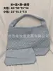 Bolso de Hombro Tejido de Cuero Suave Grande con Capacidad Extra Grande, Bolso Tote Estilo Perezoso, Bolso de Mano para Compras y Viajes