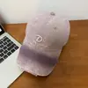 Gorra de Béisbol Lavada con Bordado de Letras Tie-Dye Estilo Retro Americano para Mujer, Gorra de Pico Desgastada Estilo Coreano Sombrero de Sol para Hombre