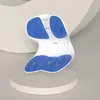 Cojín Ergonómico para Asiento con Soporte Lumbar Silla Estación de Trabajo de Oficina Artefacto para Estar Sentado Largo Soporte de Cintura Cojín de Respaldo Integrado