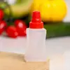 Mini Botella para Salsa Plástico Exprimir Botella para Salsa Estilo Japonés Exprimir Botella para Condimento Grado Alimenticio Portátil Botella Recargable Botella para Salsa de Soya
