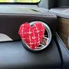 Aromaterapia para Coche Pequeña Fragancia Amor Adornos para Coche Femeninos Lindos Corazón de Melocotón Clip de Perfume Decoración para Salida de Aire del Coche Suministros