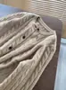 Suéter holgado 100% lana pura para mujer, abrigo corto de otoño/invierno, cárdigan trenzado versátil de cuello redondo grueso, suéter de estilo relajado