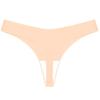 Roupa íntima feminina transfronteiriça europeia e americana de cintura baixa sexy calcinha T peça única sem costura nude invisível fio dental feminino sem costura