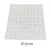 Tapete de Silicone Transparente para Pés Porta de Armário Anti-colisão Grânulos Armário Tapete de Silicone Silencioso Adesivo Anti-colisão Cilíndrico Grânulos de Silicone Hemisféricos