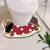 Alfombrilla de tierra de diatomeas con diseño de salchicha de dibujos animados, absorbente y de secado rápido, se puede cortar a medida, alfombrilla antideslizante para baño del hogar