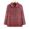 Primavera e Outono Novo Casaco para Meia-idade e Idosos 60 anos de idade 70 anos Top de lapela da mãe Vovó Roupas casuais Roupas de outono para idosos