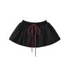 25 Verano Nuevo Estilo Falda con Cordón Estilo Americano Estilo Chica Caliente Cintura Escalada Falda Tutú Flor de Capullo Falda Deportiva Casual