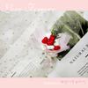 Decoración Adhesivo para Refrigerador Mini Flor Seca Flor Pequeña Floración Amor Soporte para Coche Regalo Caja Decoración Compañero de Boda Día de San Valentín