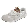 Zapatos de Entrenamiento Coreanos Estilo Primavera Doble Cordón 2025 Nuevos para Mujer con Plataforma de Cuero de Altura Interior Aumentada, Versátiles, Estilo Pequeño Fresco, Zapatos Forrest Gump