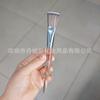 Cabelo Colorido Cor Mista Ferramenta Auxiliar de Máscara Facial de Alta Qualidade Haste de Cristal Pincel Transparente para Máscara Ferramenta de Beleza para Maquiagem Cabeça Plana