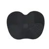 Almofada de Limpeza para Pincéis de Maquiagem Spot Silicone Maçã Esfoliante Limpeza Esponja de Pó Pincel de Beleza com Ventosa Almofada de Limpeza de Silicone