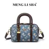 Bolso Cruzado, Bolso Boston con Estampado Retro de Moda, Bolso Portátil de Gran Capacidad para el Día a Día, Bolso de Hombro Simple de Alta Gama
