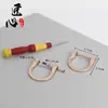 Adecuado para Lv Speedy25 sin tirantes Tornillos Diagonales Modificados Hebilla en D de Herradura Accesorios Correas 30 Bolsas DIY