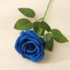 Exquisitas Rosas Simuladas de Terciopelo, Ramos de Boda, Accesorios de Fotografía para Boda Día de San Valentín Chino, Adornos de Decoración para el Hogar, Flores Falsas