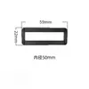 Hebilla de dos marchas fabricante mayorista venta directa negro en stock hebilla cuadrada de plástico hebilla en forma de O accesorios para equipaje hebilla de ajuste de cincha