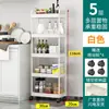 Escritorio de trabajo de oficina debajo de la estantería, estante al lado de la mesa, estantería, almacenamiento móvil, carrito de refrigerios con ruedas, aterrizaje