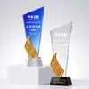 Trophy Company de Cristal Impreso en 3D Competencia al Empleado Destacado Campeón Equipo Honor