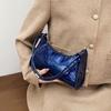 Bolso pequeño retro casual 2024 Nuevo estilo coreano moda simple patrón de cocodrilo bandolera para el hombro y debajo del brazo bolso de trabajo para mujer