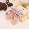 Sandalias Infantiles Cerradas con Pedrería Verano Nueva Moda Zapatos de Princesa Niña Pequeña Suela Suave Zapatos de Bebé Modernos