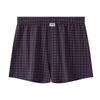 Cueca masculina Huajielong boxers xadrez masculinos boxers de algodão soltos finos respiráveis calças Arrow uma geração de cabelo