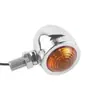 Accesorios modificados para motocicleta señal de giro retro señal de giro pequeña para Harley Prince señal de giro metálica señal de giro modificada