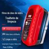Remoção de película de óleo de vidro de automóvel, forte descontaminação, limpeza, janela lateral frontal, espelho retrovisor, agente de revestimento, escova de limpeza