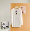 Camisa de Proteção Solar Manga Longa Patchwork Dividido Efeito Refrescante Fina como Papel, Top Solto Preguiçoso de Verão com Caimento, Emagrecedor para Mulheres