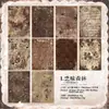 Yanji Papel de Material Sueño del Pasado Serie Original Retro Base Manual Decoración Material 30 Piezas en 5 Estilos