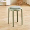 Banqueta de Plástico Doméstica Espessada Empilhável Banqueta Macia Moderna Simples Sala de Estar Mesa de Jantar Banco Alto Cadeira Reserva
