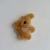 Chaveiro de acessórios de boneca coelho filhote versão Q fofa pingente de bolsa presente de pelúcia infantil atacado