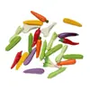 Accesorios de Resina Vegetal Simulada, Zanahorias, Pimientos, Juguetes de Comida en Miniatura, Accesorios para el Cabello Hechos a Mano para DIY, Materiales para Joyería de Llavero