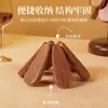 Alfombrilla Aislante para Árbol de Navidad de Gama Alta, Decoración de Mesa, Posavasos Creativo para Ollas Anti-quemaduras de Madera Maciza para Árbol, Regalo de Navidad