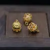 Acessórios para Joias DIY Gaiola de Pássaro Chapéu de Flor Chapéu de Franja Pingente Liga Cor que Não Desbota Flor Oca de Folha Chapéu Venda Direta do Fabricante