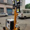 Equipamento móvel do carro da iluminação pequena máquina que levanta a maquinaria do farol da iluminação de emergência da luz de trabalho da luz de iluminação móvel do carro